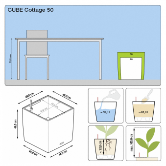 Lechuza Cube COTTAGE