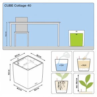 Lechuza Cube COTTAGE